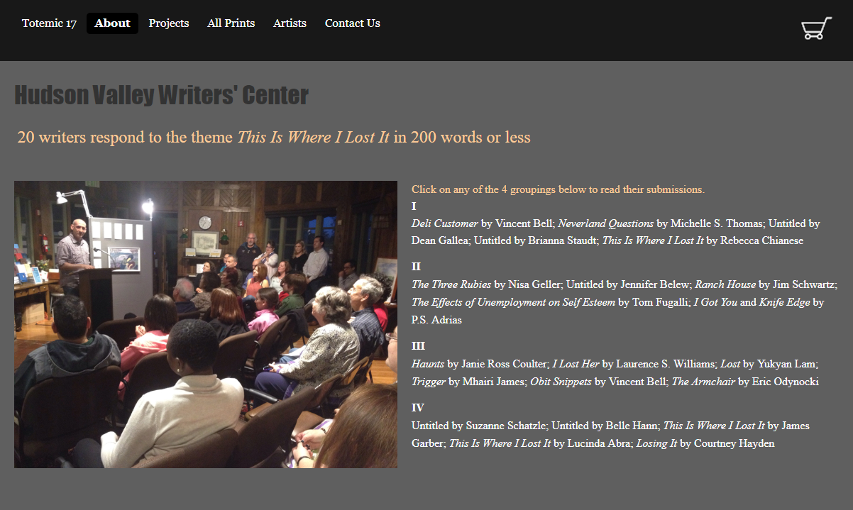 20 Writers: This is Where I Lost It | Hudson Valley Writers Center